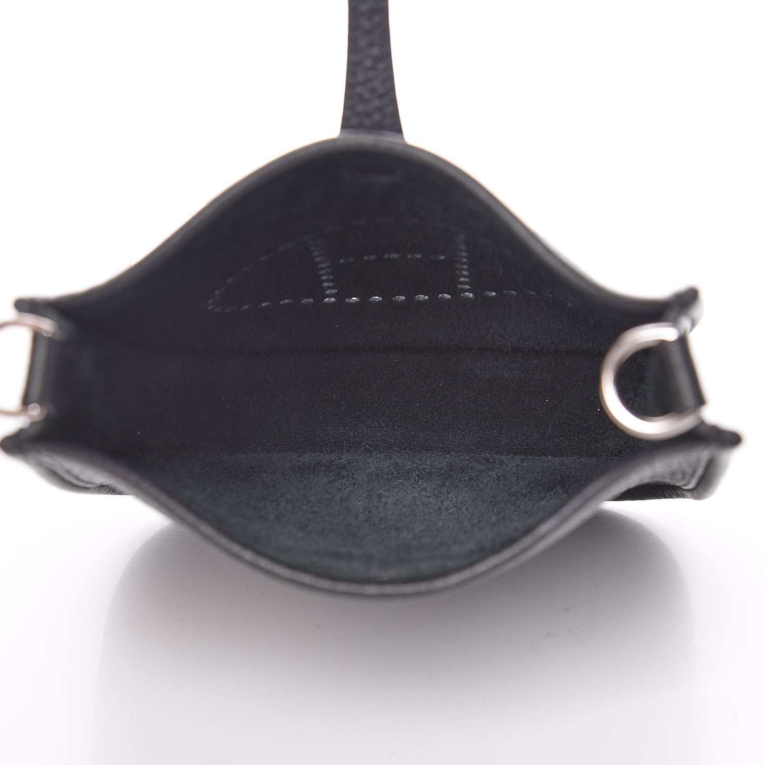 Hermes Taurillon Clemence Evelyne TPM Black 7 of 10
