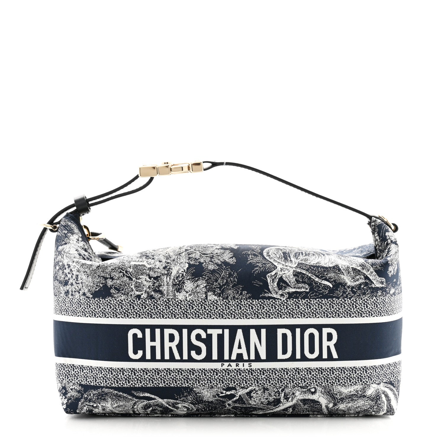 Christian Dior Technical Fabric Toile De Jouy DiorTravel Nomad Pouch Blue 1 of 8