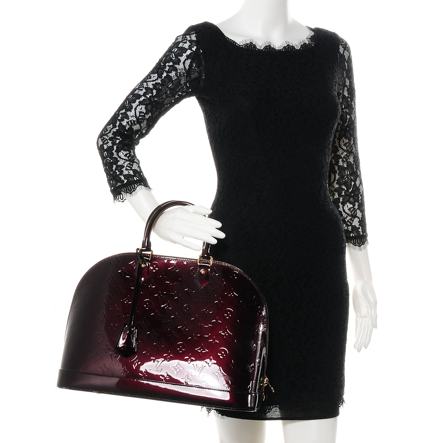 Louis Vuitton Vernis Alma GM Amarante 2 of 8