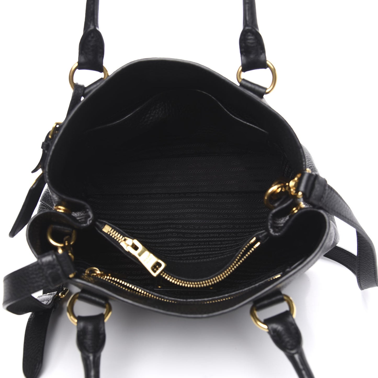 Vitello Daino Tote Black