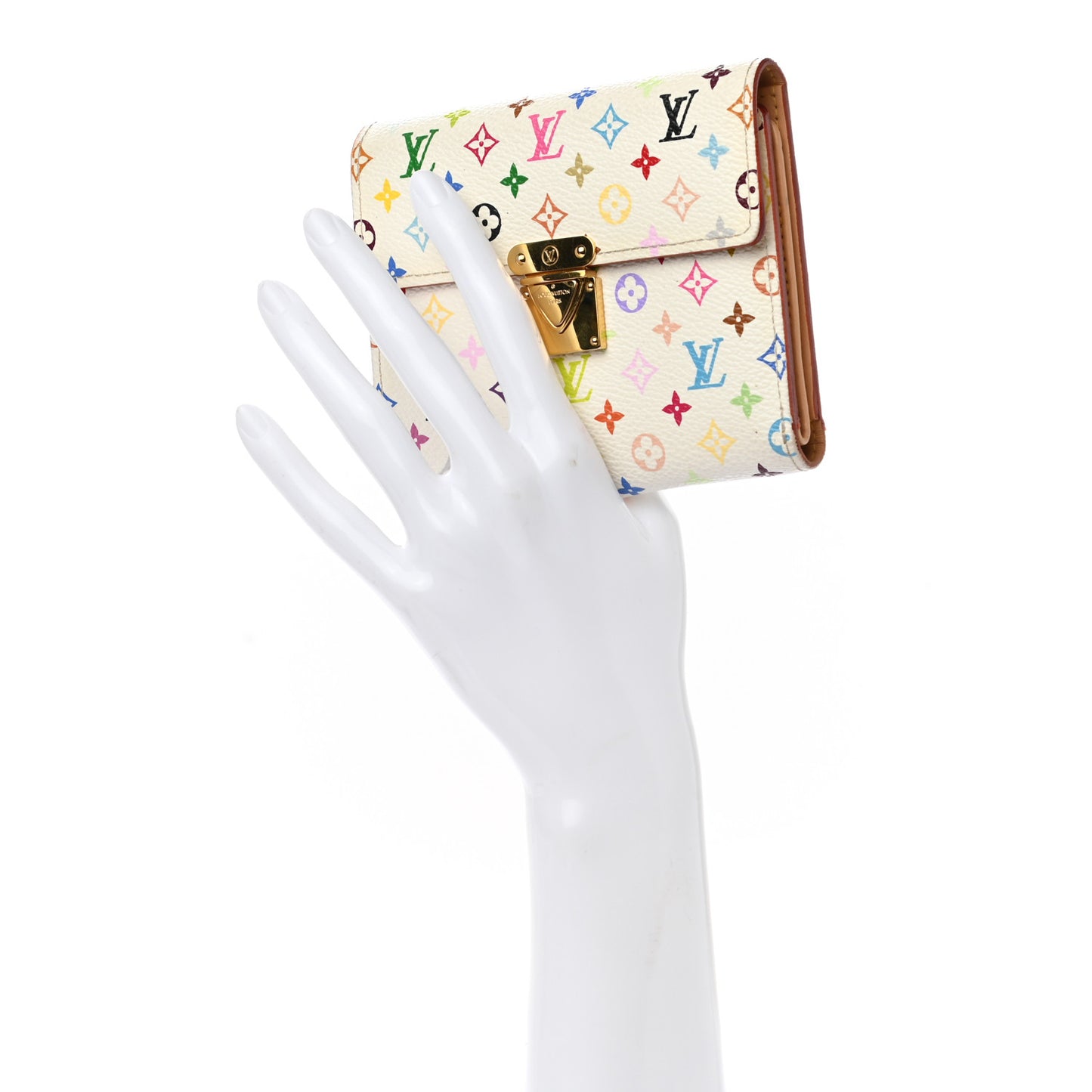 Monogram Multicolor Koala Wallet White