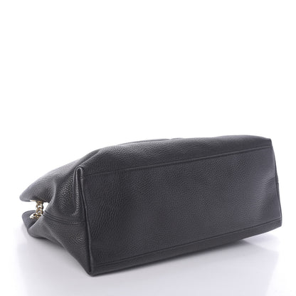 Gucci Pebbled Calfskin Medium Soho Chain Shoulder Bag Black 4 of 9