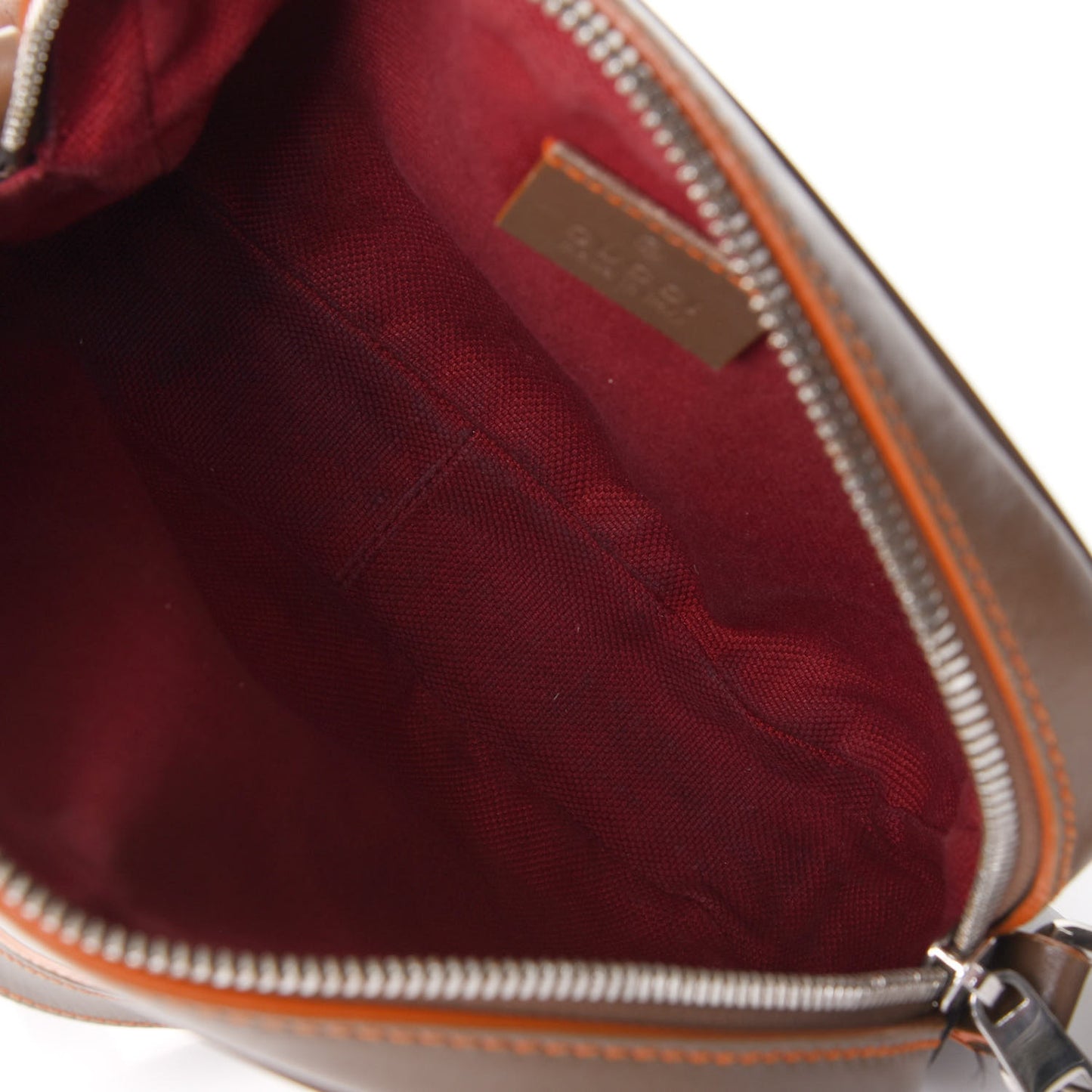 GG Supreme Monogram Web Small Shoulder Bag Brown