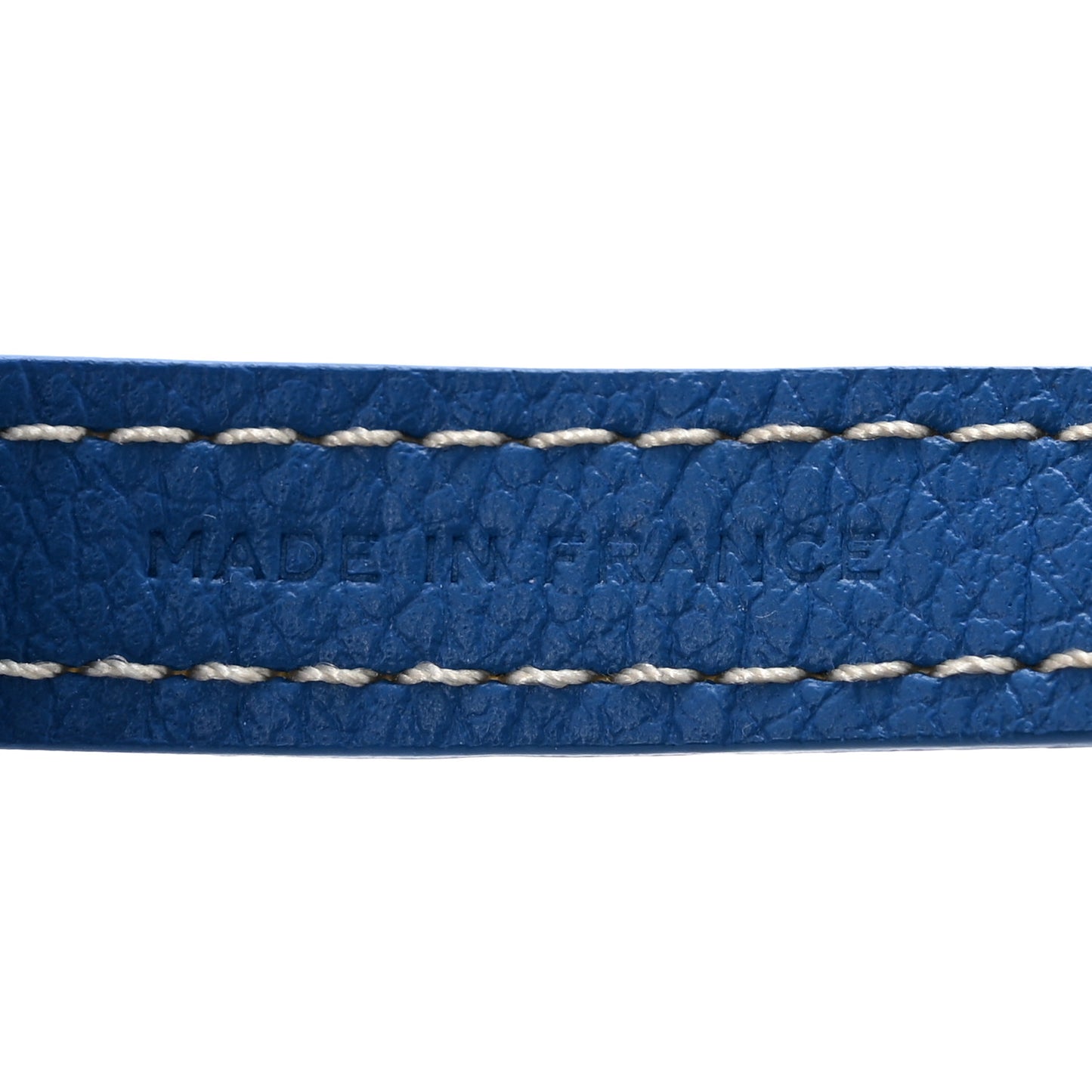 Goyardine Sesame Key Holder Blue