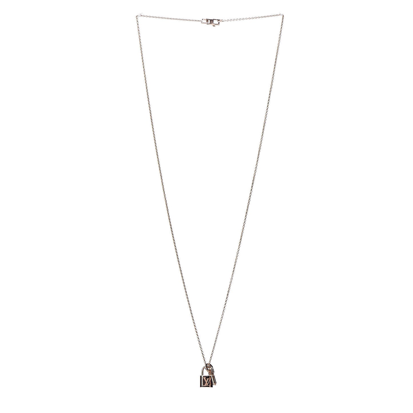 18K Pink Gold Lockit Key Pendant Necklace