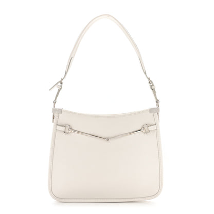 Gucci Calfskin Horsebit Slim Shoulder Bag White 1 of 11