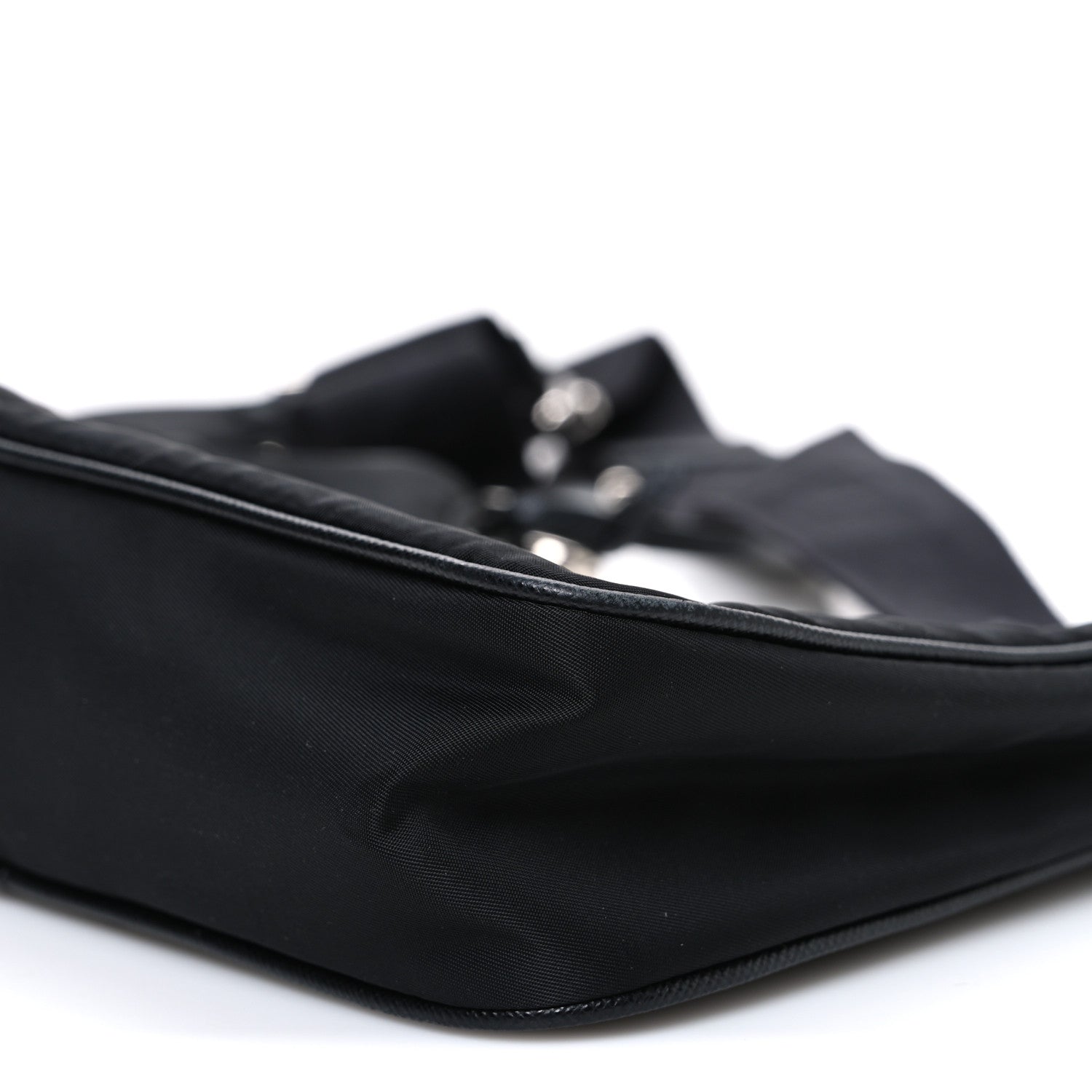 Prada Nylon Re-Edition 2005 Shoulder Bag Black 10 of 11