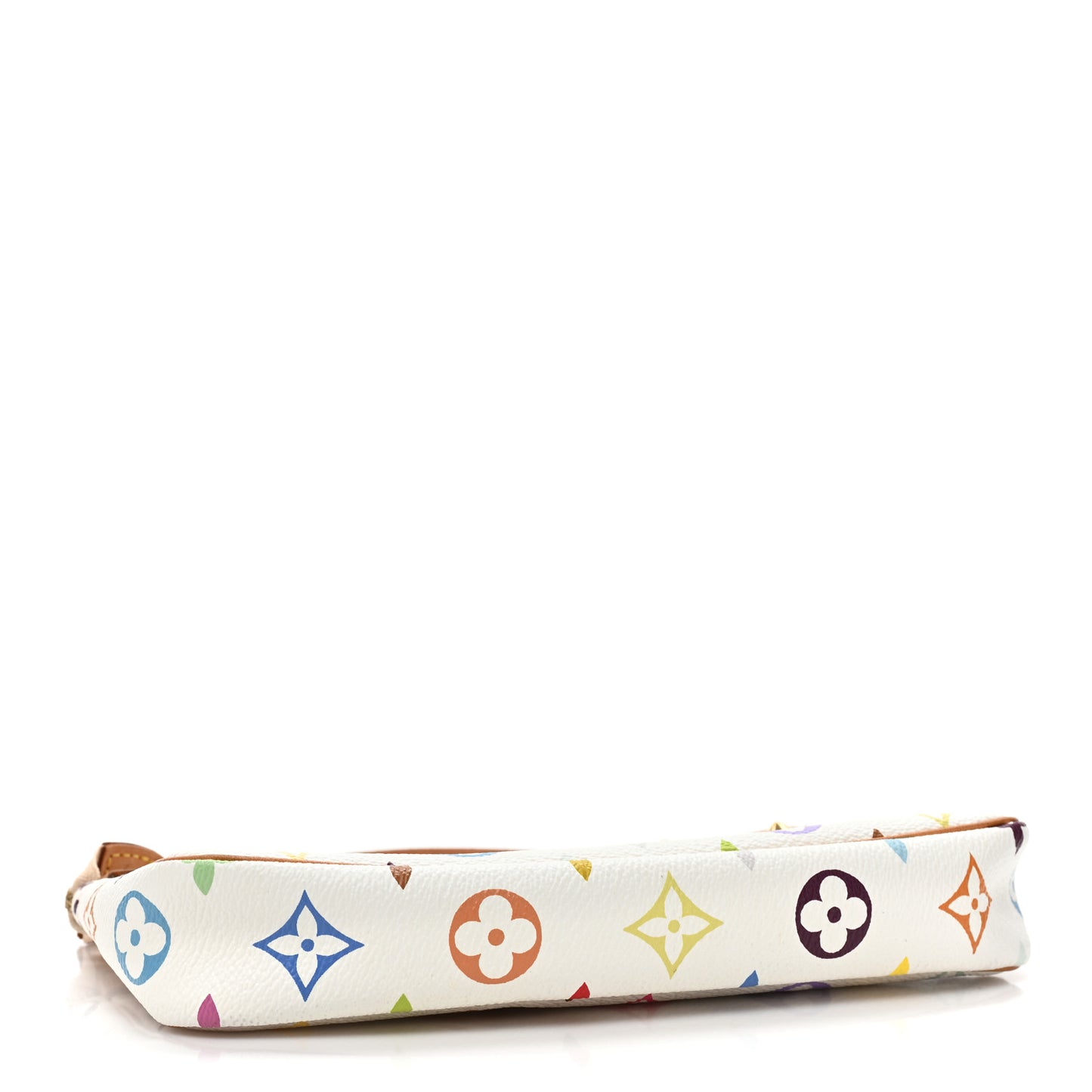 Monogram Multicolor Pochette Accessories White