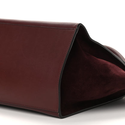Celine Smooth Calfskin Suede Medium Trapeze Burgundy 10 of 10