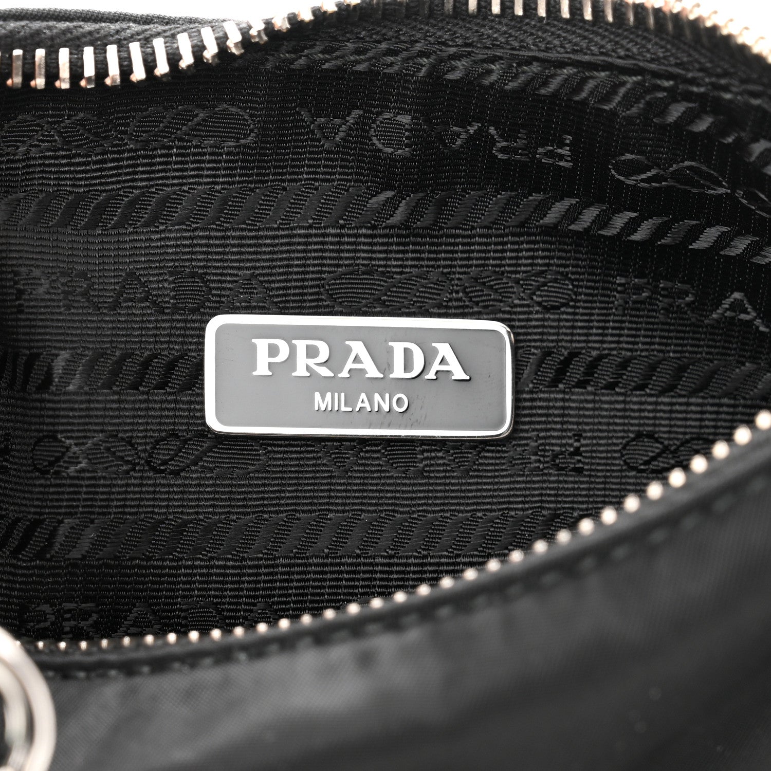Prada Nylon Re-Edition 2005 Shoulder Bag Black 6 of 11