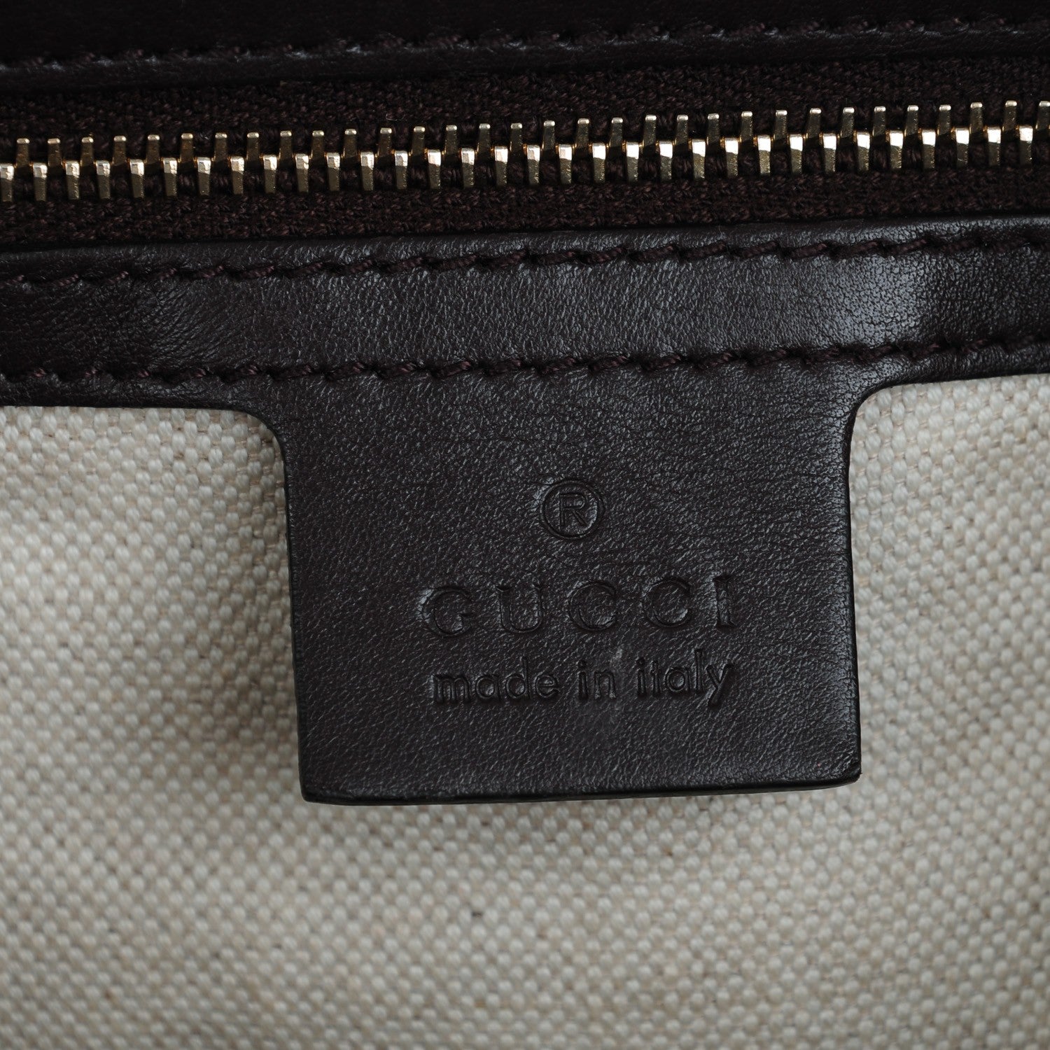 Gucci GG Supreme Monogram Medium Nice Boston Dark Brown 6 of 12