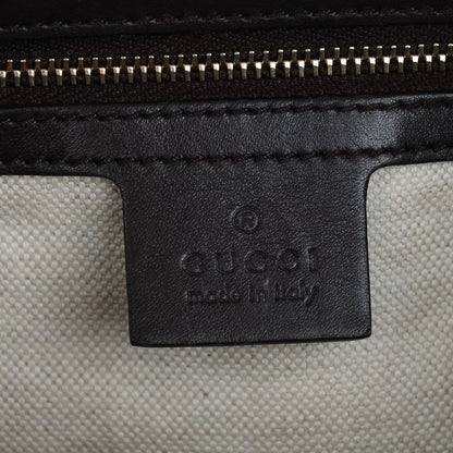 Gucci GG Supreme Monogram Medium Nice Boston Dark Brown 6 of 12