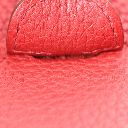 Hermes Taurillon Clemence Evelyne III PM Rouge Garance 6 of 9