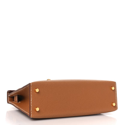 Hermes Epsom Mini Kelly Sellier 20 Gold 4 of 11