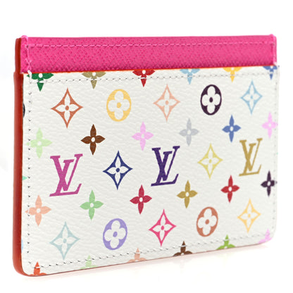 Louis Vuitton LV X TM Monogram Multicolor Card Holder Kawaii Pink 3 of 6