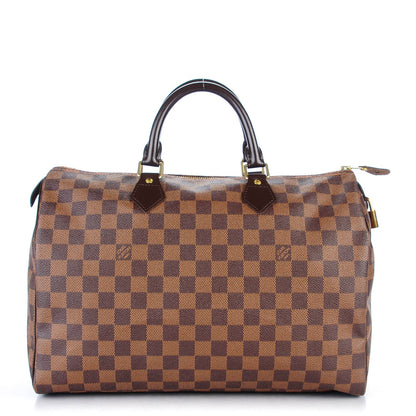 Louis Vuitton Damier Ebene Speedy 35 1 of 7