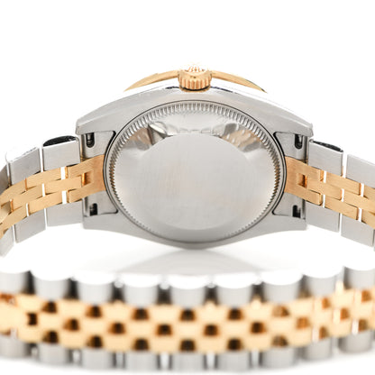 Rolex Stainless Steel 18K Yellow Gold Diamond 31mm Oyster Perpetual Datejust Watch Silver 178383 4 of 5