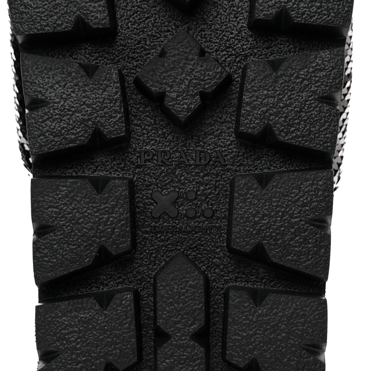Paillettes Sequin Logo Slide Sandals 39 Black