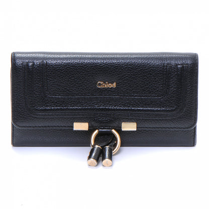 Chloe Leather Marcie Continental Flap Wallet Black 1 of 6