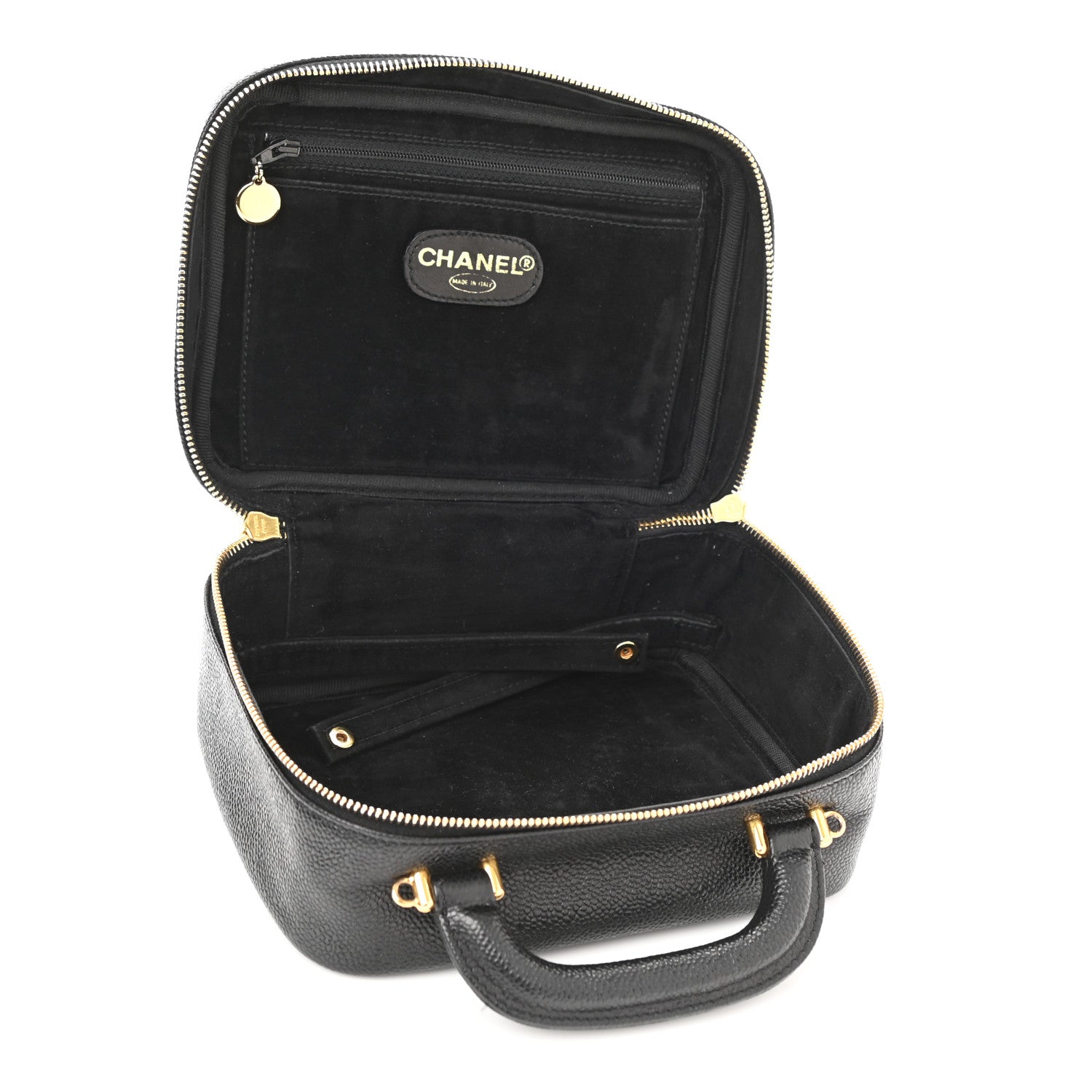 Chanel Caviar Timeless CC Vanity Case Black 5 of 13