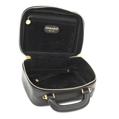 Chanel Caviar Timeless CC Vanity Case Black 5 of 13