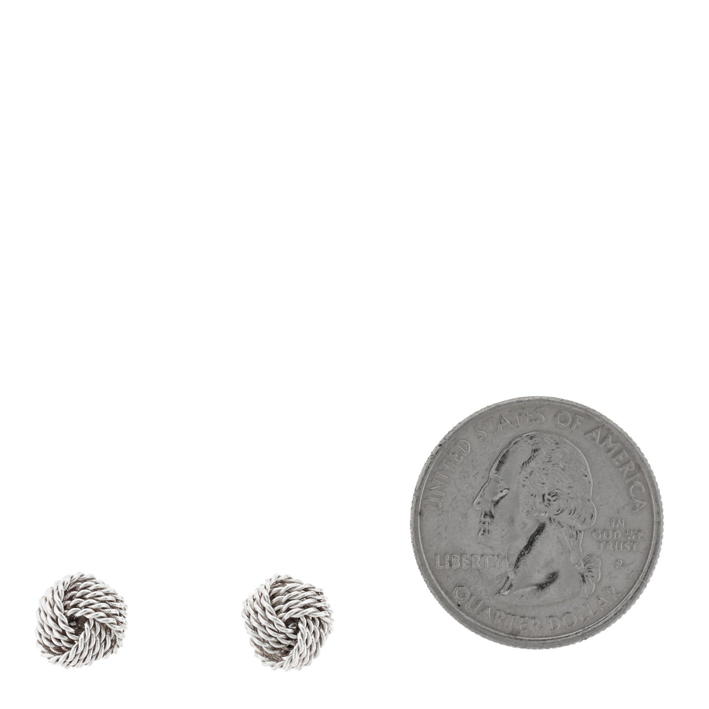Sterling Silver Twist Knot Earrings