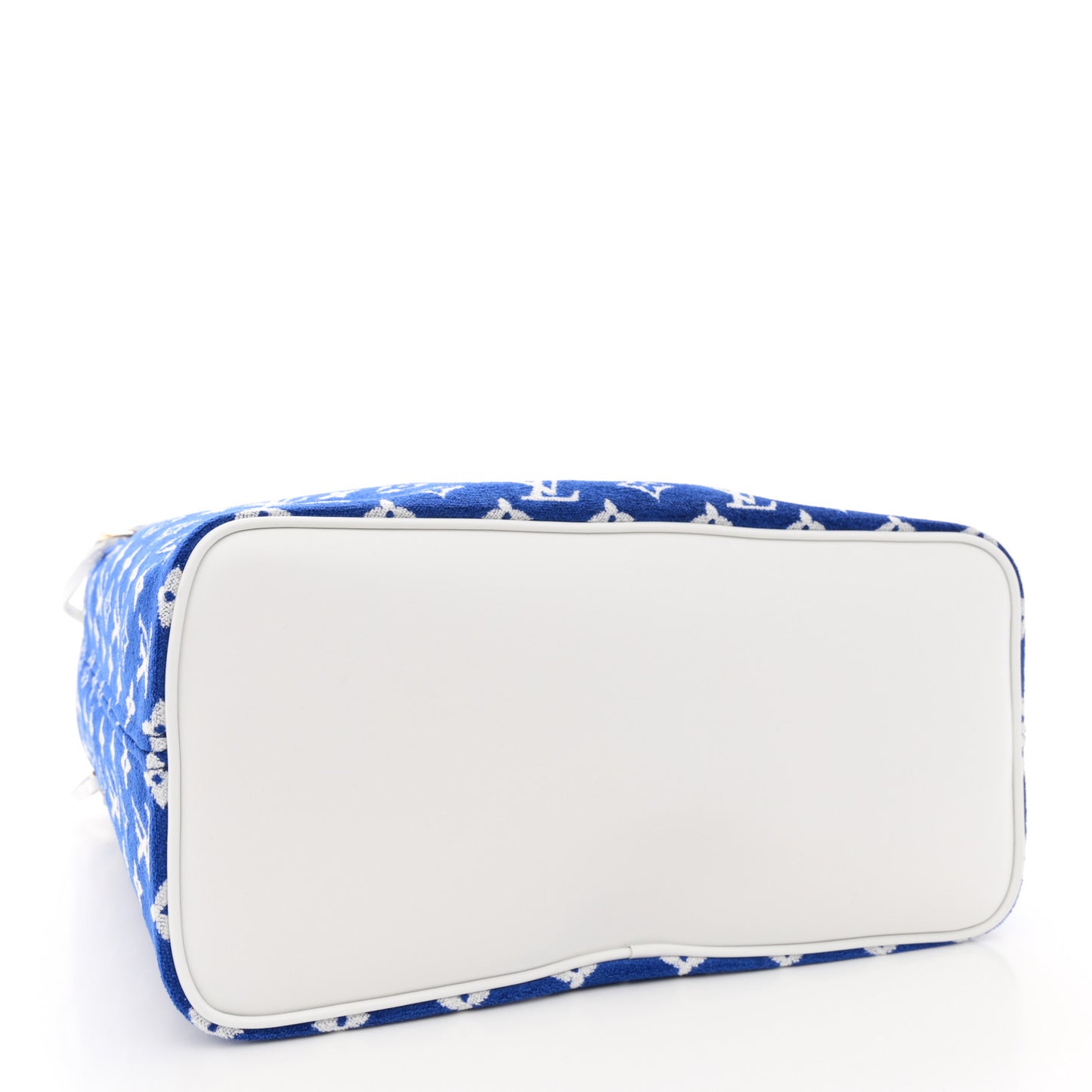 Jacquard Velvet Monogram LV Match Neverfull MM Bleu