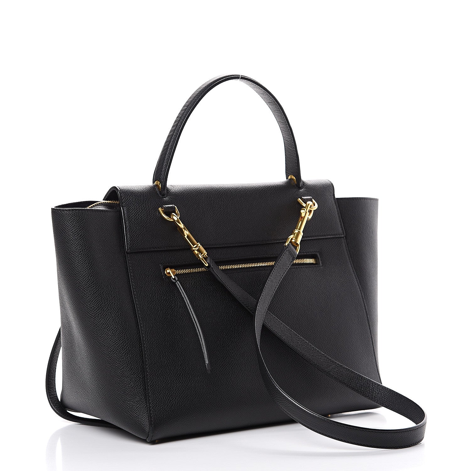Celine Grained Calfskin Mini Belt Bag Black 2 of 12