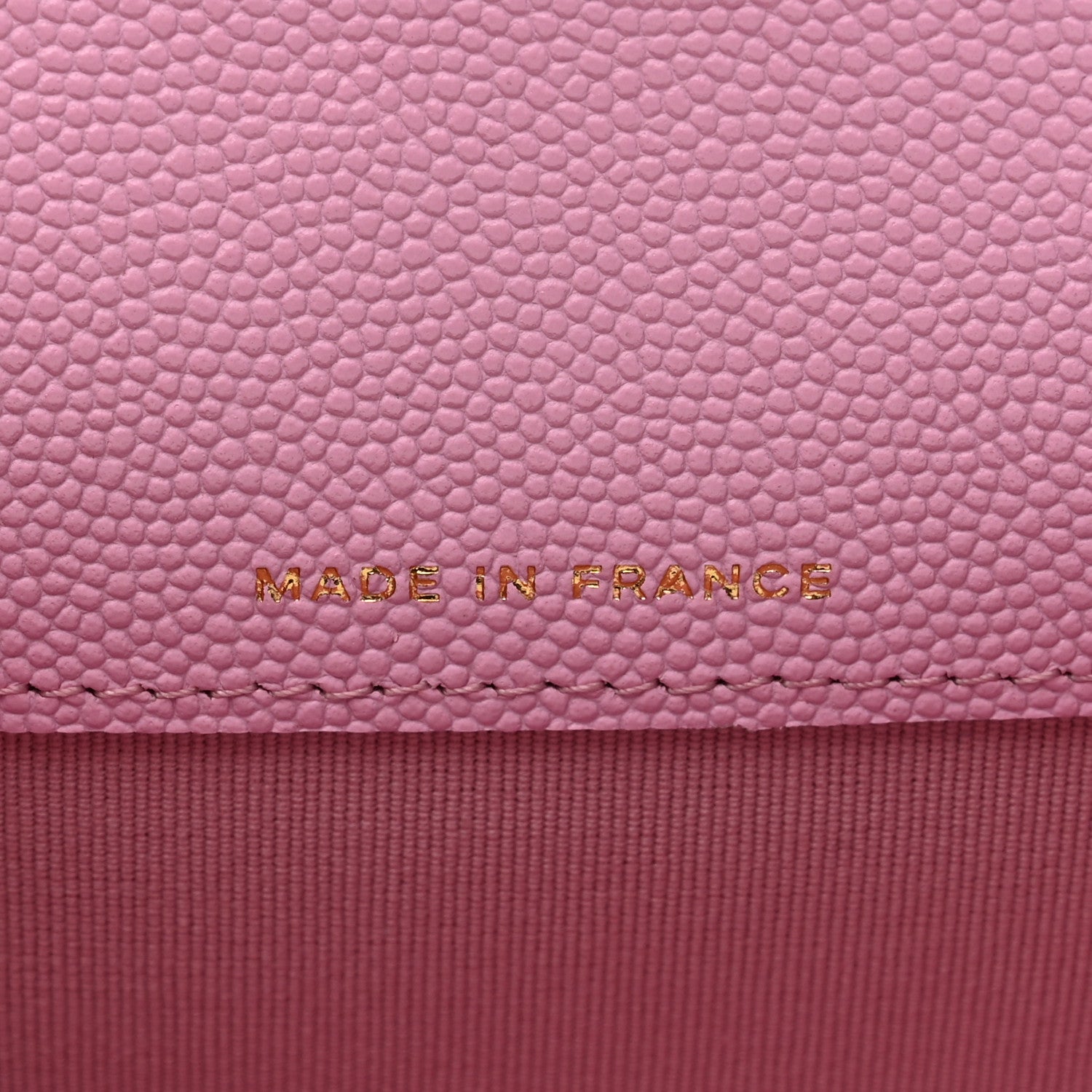 Chanel Caviar Quilted Flap Card Holder Wallet Light Pink 6 of 9