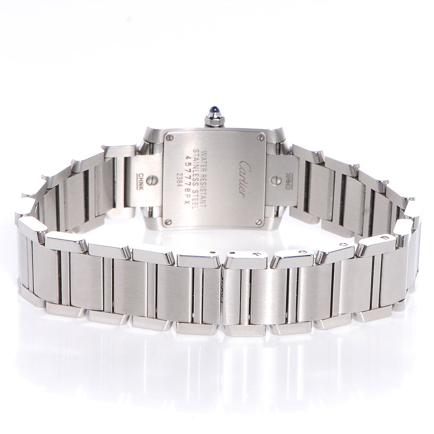 Stainless Steel 20mm Tank Francaise Quartz Watch