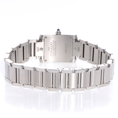 Cartier Stainless Steel 20mm Tank Francaise Quartz Watch 5 of 7