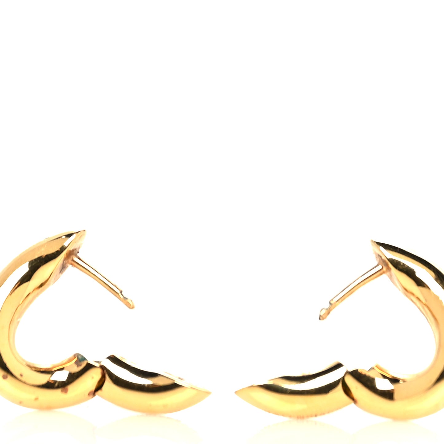 Copper Loop Earrings Gold