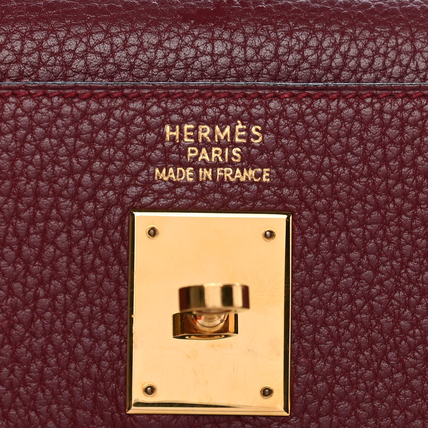 Hermes Fjord Kelly Sellier 35 Rouge H 12 of 19