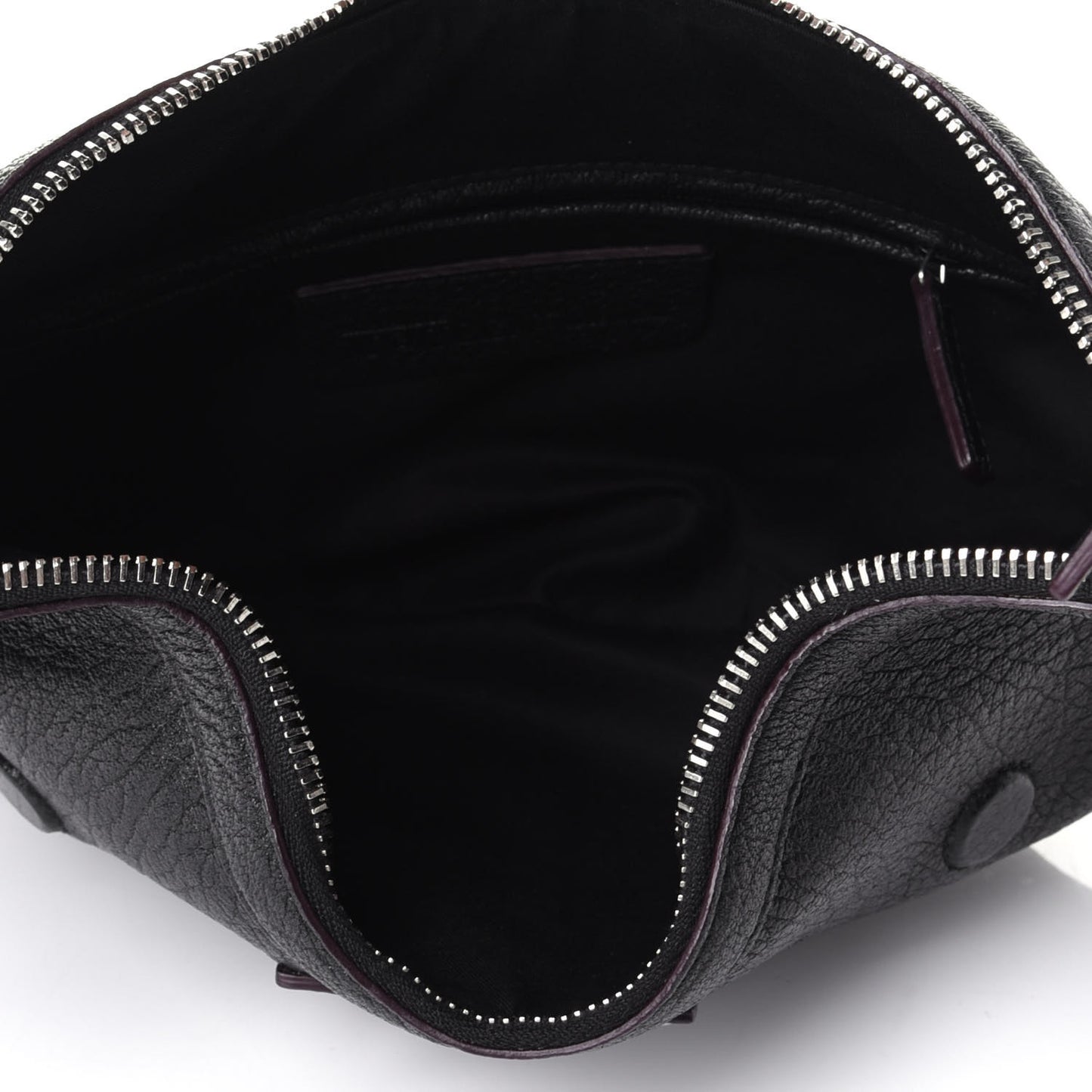 Calfskin De Manta Clutch Black