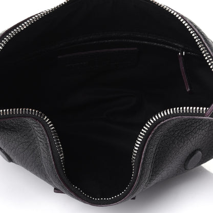 Alexander McQueen Calfskin De Manta Clutch Black 4 of 9