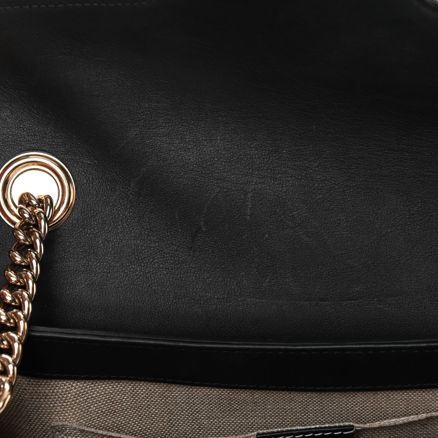 Gucci Microguccissima Medium Emily Chain Shoulder Bag Black 11 of 15