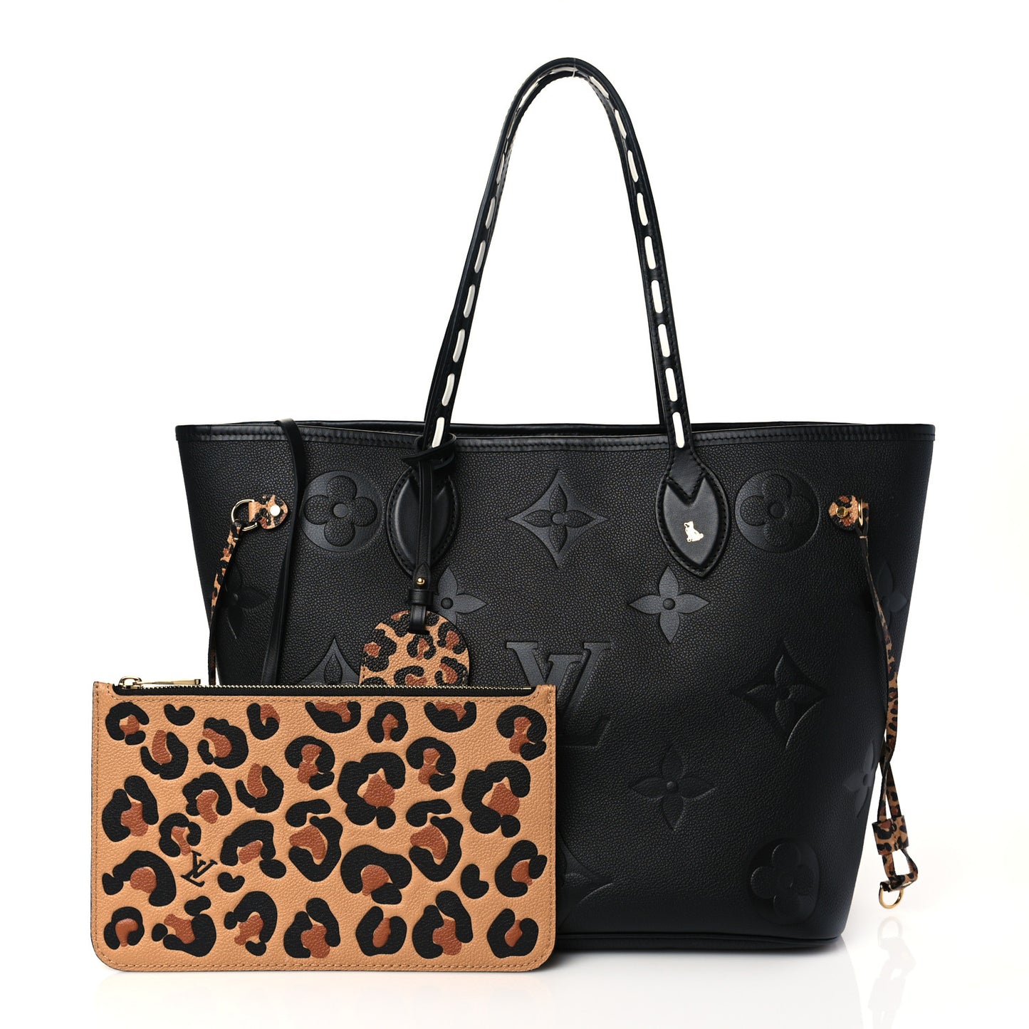 Empreinte Monogram Giant Wild At Heart Neverfull MM Black