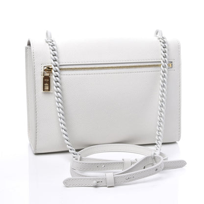 Louis Vuitton Soft Calfskin Mylockme Chain Bag BB White 2 of 9