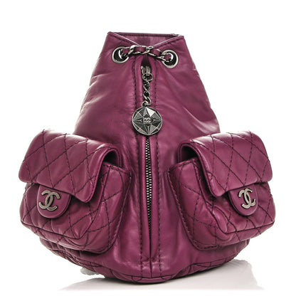 Chanel Calfskin Mini Backpack Is Back Plum 1 of 7