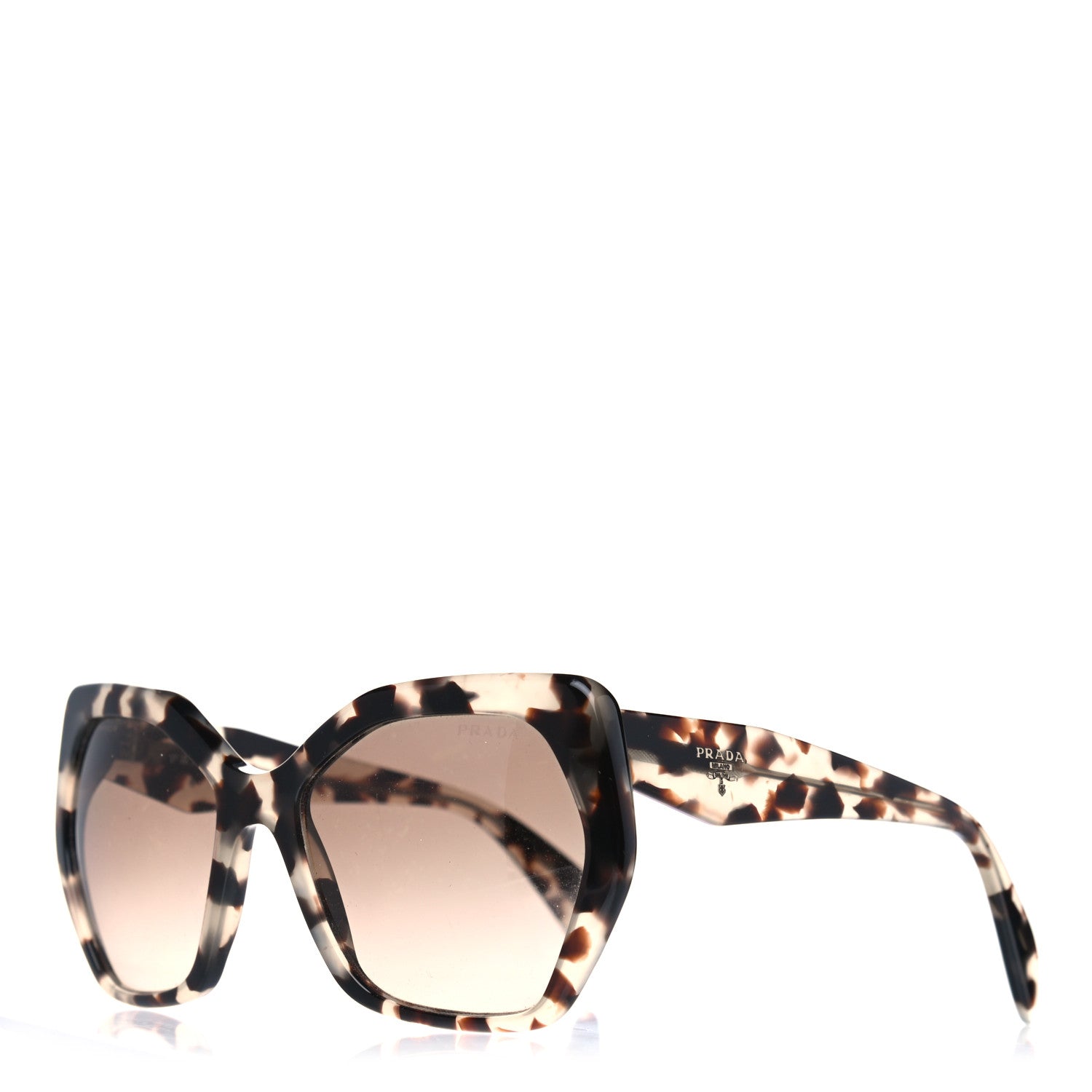 Prada Sunglasses SPR 16R Tortoise Grey 1 of 4