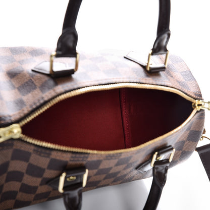 Louis Vuitton Damier Ebene Speedy Bandouliere 25 6 of 8