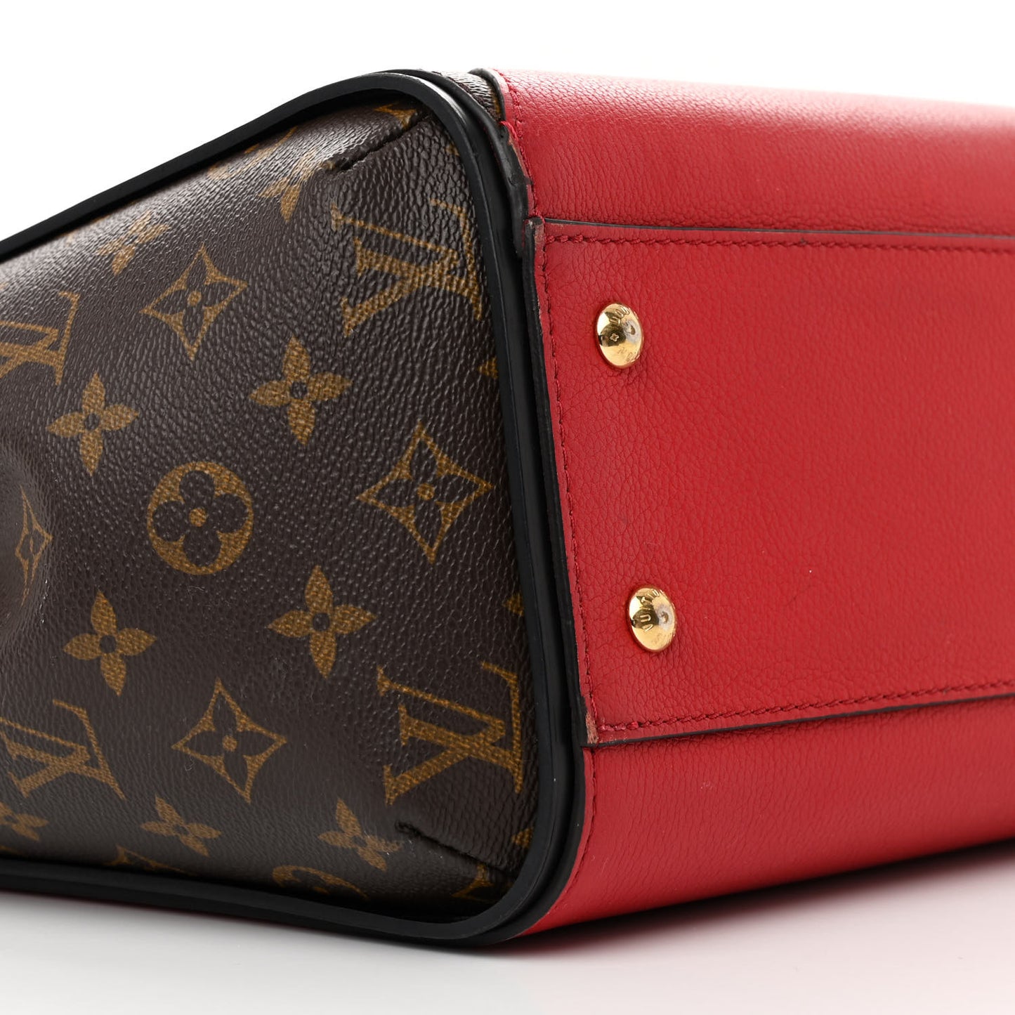 Calfskin Monogram Kimono Tote Cherry