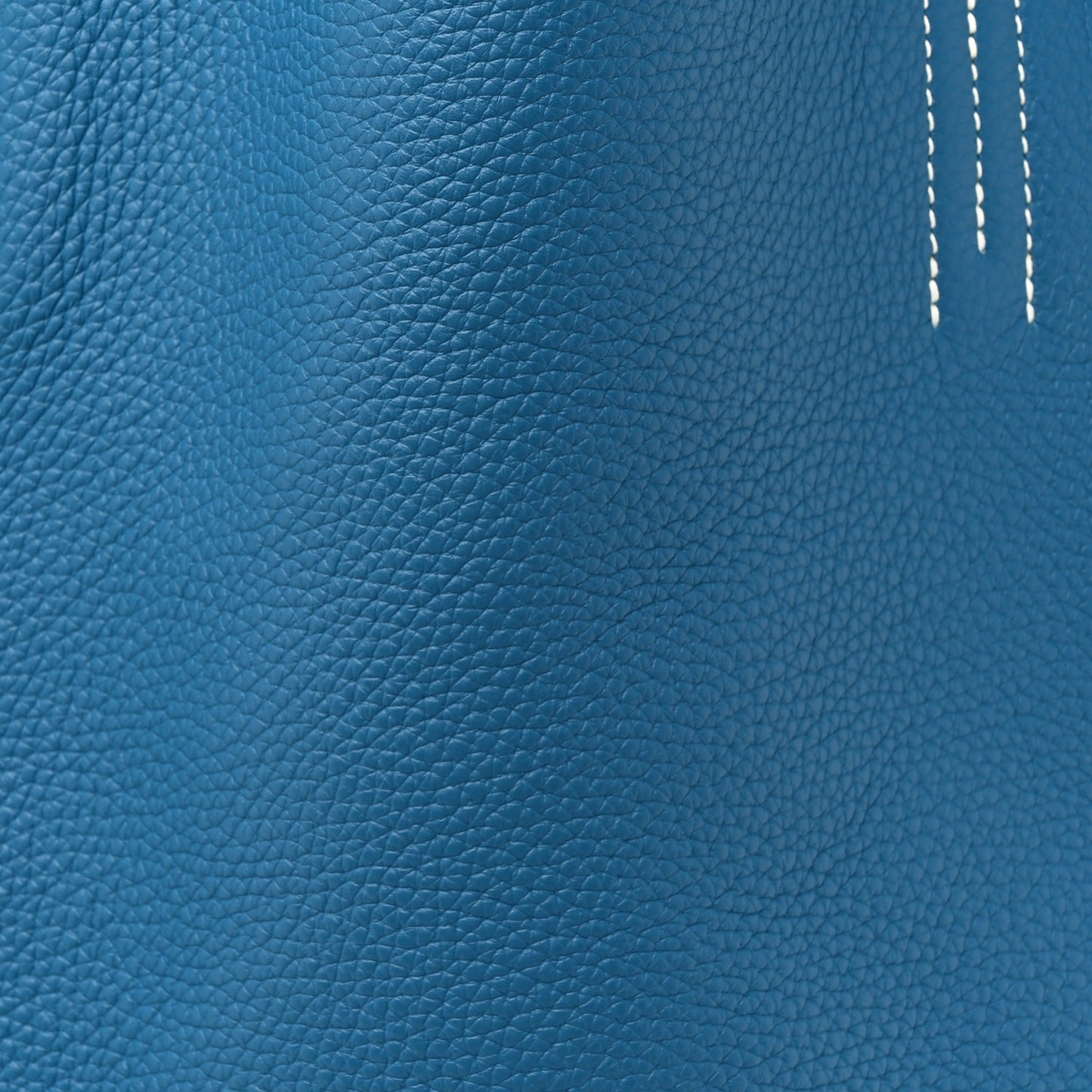 Taurillon Clemence Double Sens 36 Reversible Tote Bleu Sapphire Izmir