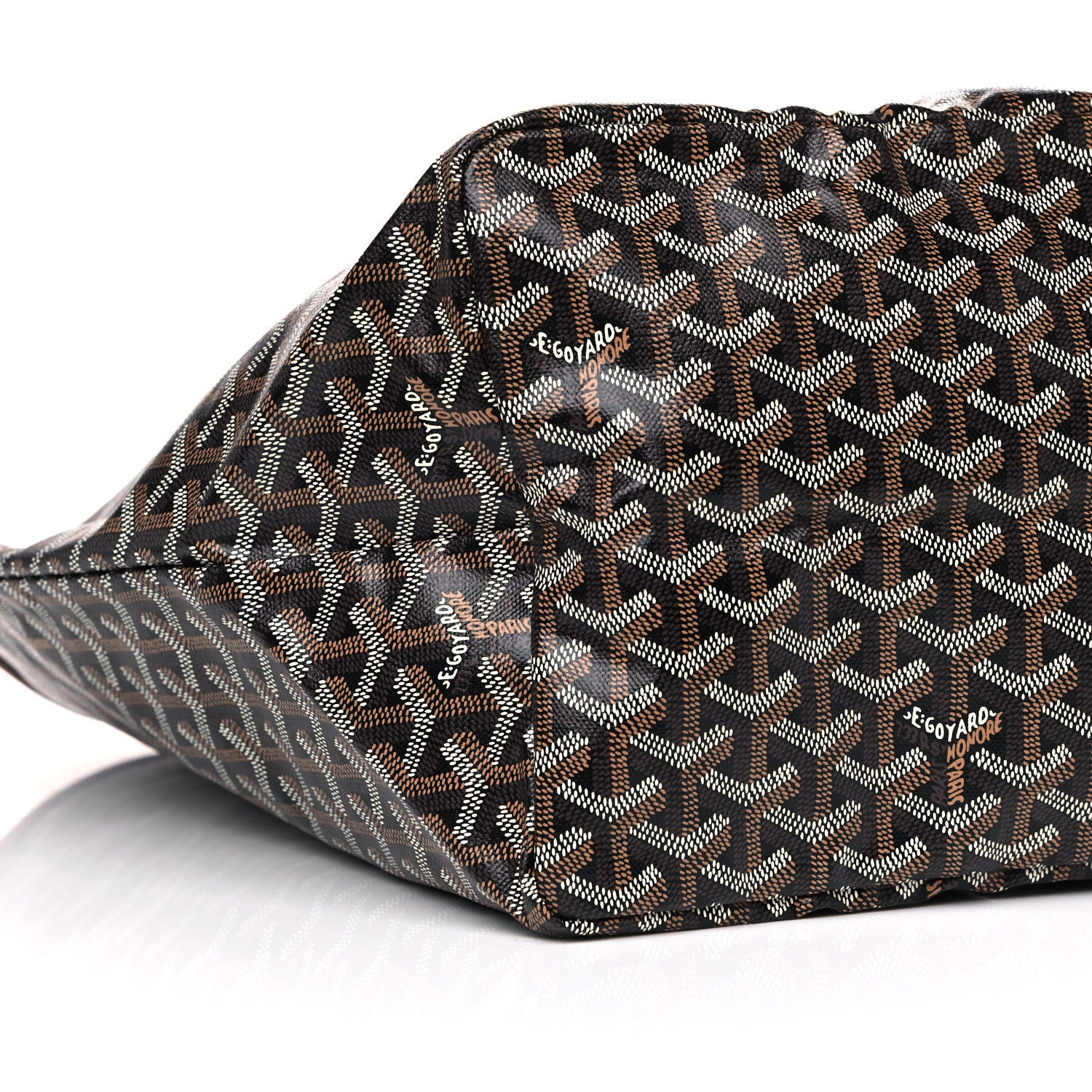 Goyard Goyardine Saint Louis GM Black Gold 7 of 9