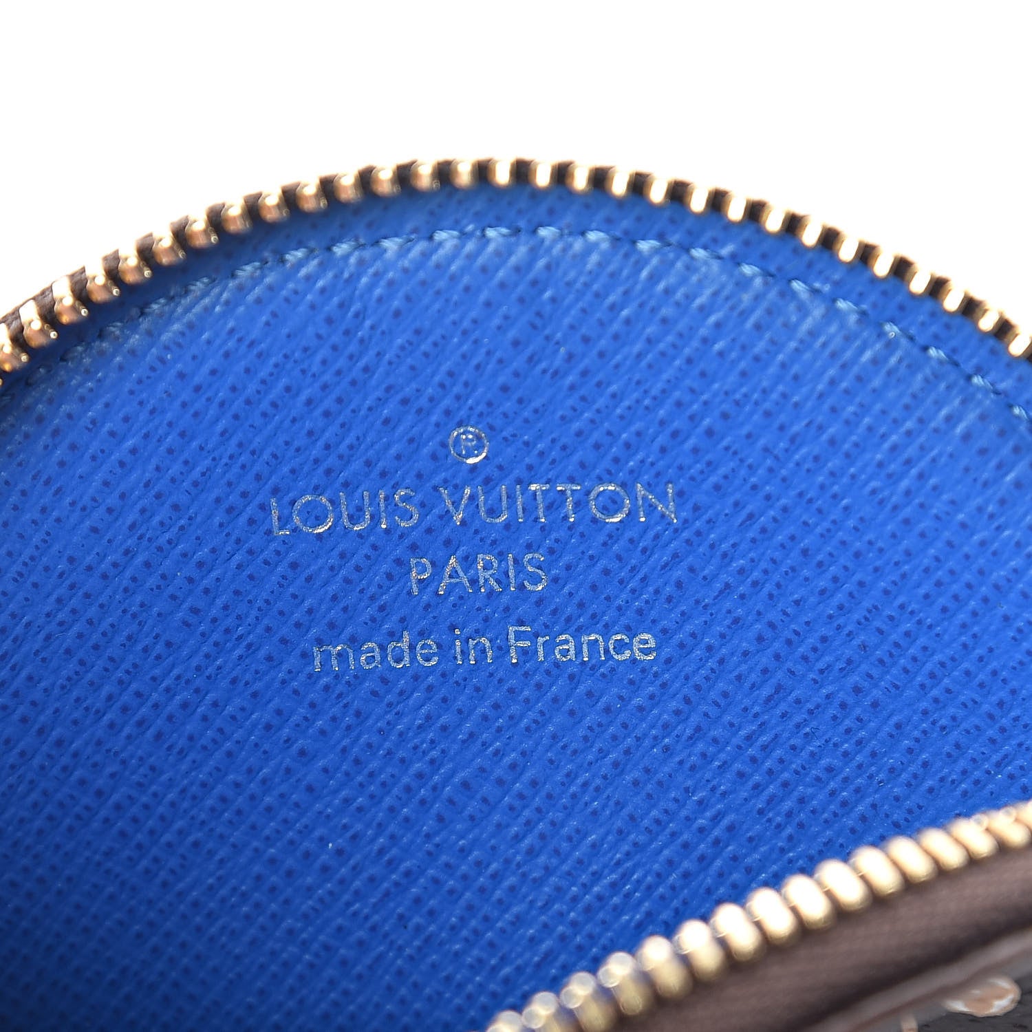 Louis Vuitton Monogram 2019 Christmas Animation Round Coin Purse Blue 6 of 6