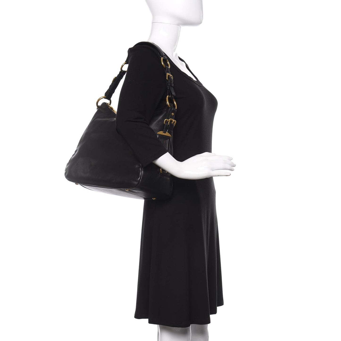 Soft Calfskin Hobo Black