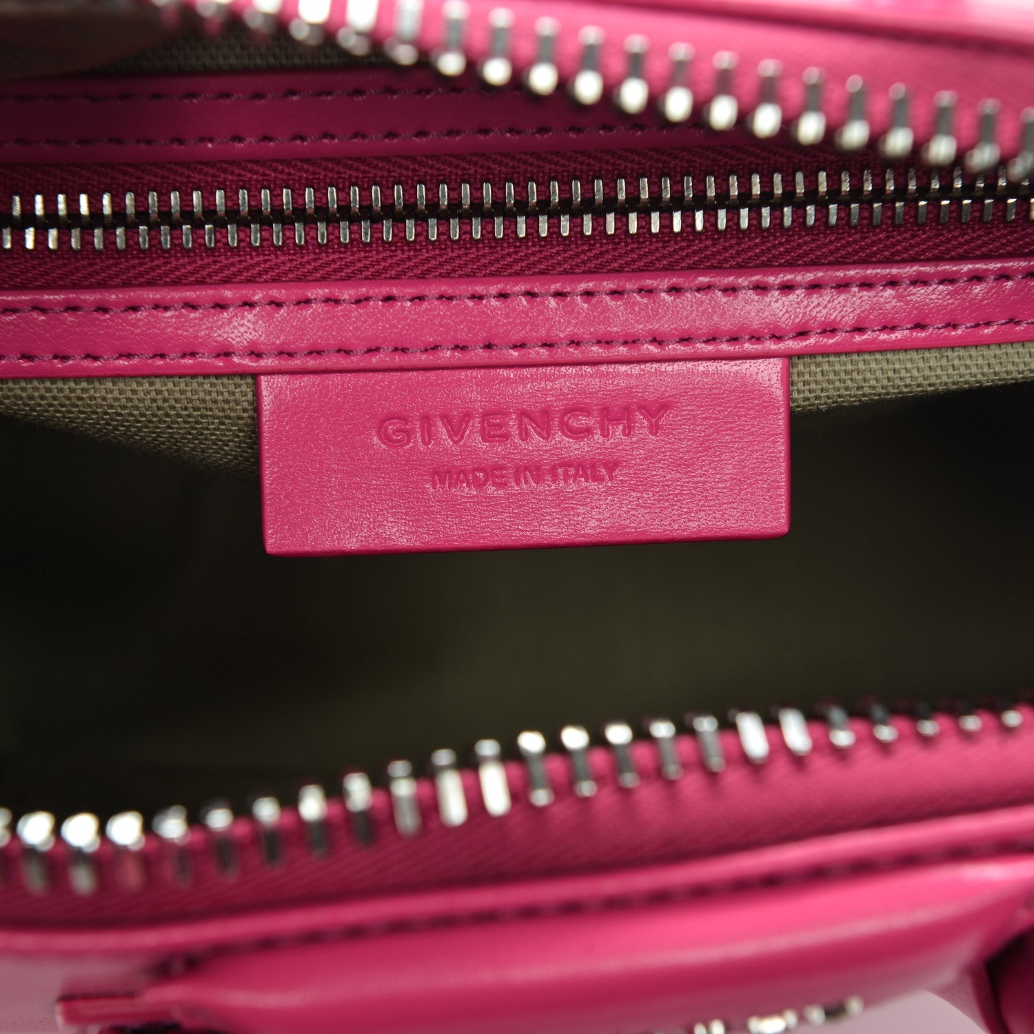 Givenchy Shiny Lord Calfskin Mini Antigona Shocking Pink 6 of 9