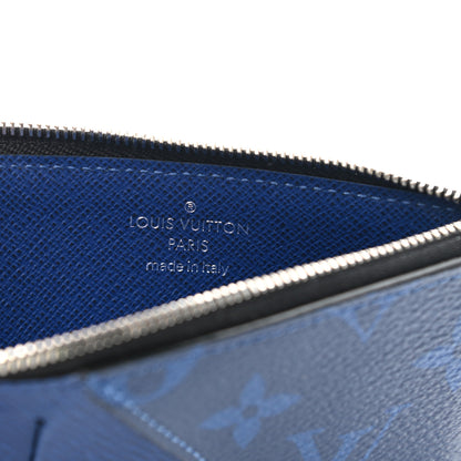 Louis Vuitton Monogram Taiga Coin Card Holder Cobalt 6 of 6