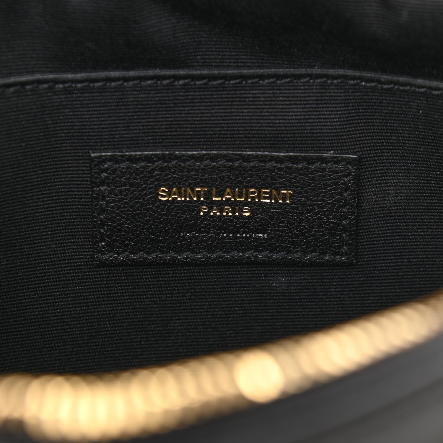 Saint Laurent Raffia Canvas Monogram Lou Camera Bag Beige Black 6 of 11