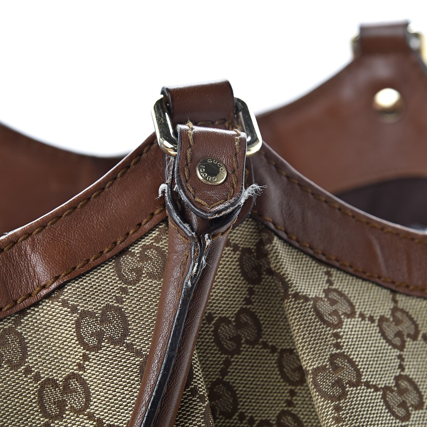 Gucci Monogram Large Sukey Tote Brown 17 of 19